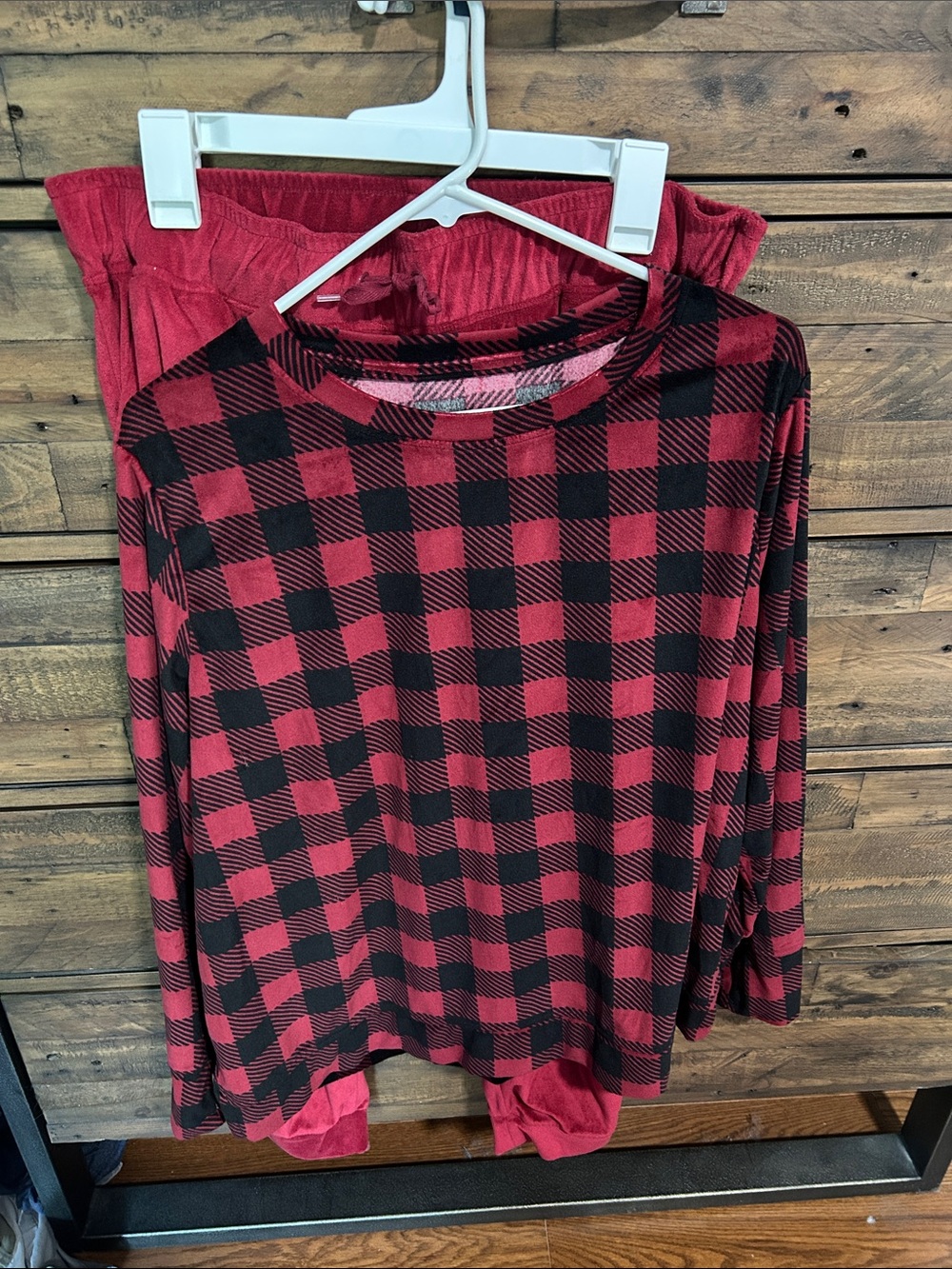 Cuddl Duds Buffalo Plaid Lounge Set. Cozy. Comfy. Soft. Ski. Petite.